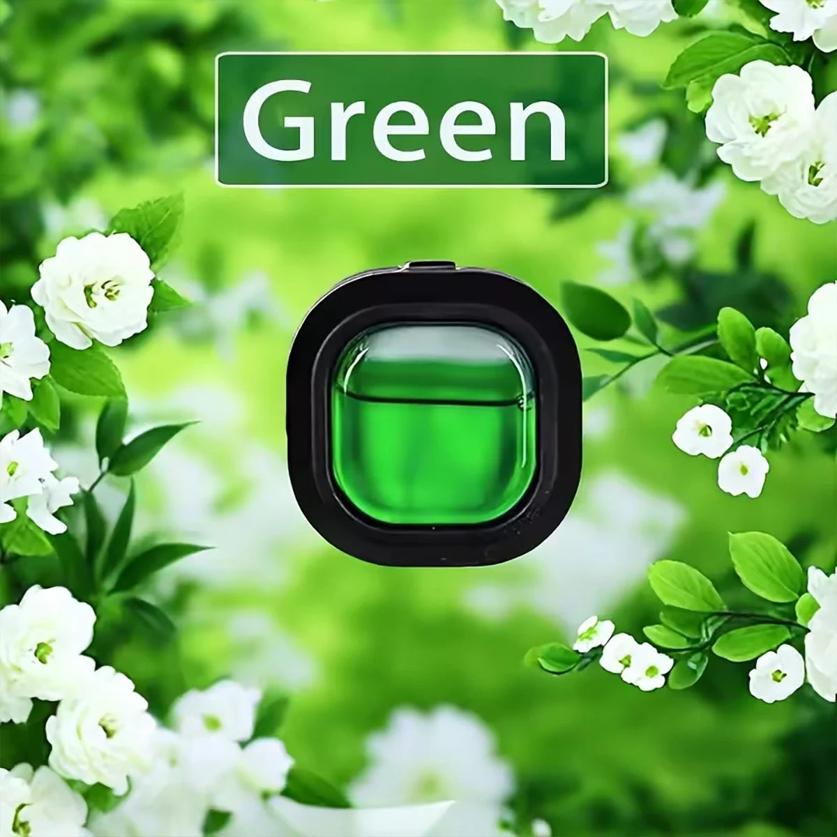 Car Air Fragrance Clips Conditioning Outlet Freshener Liquid Qme green