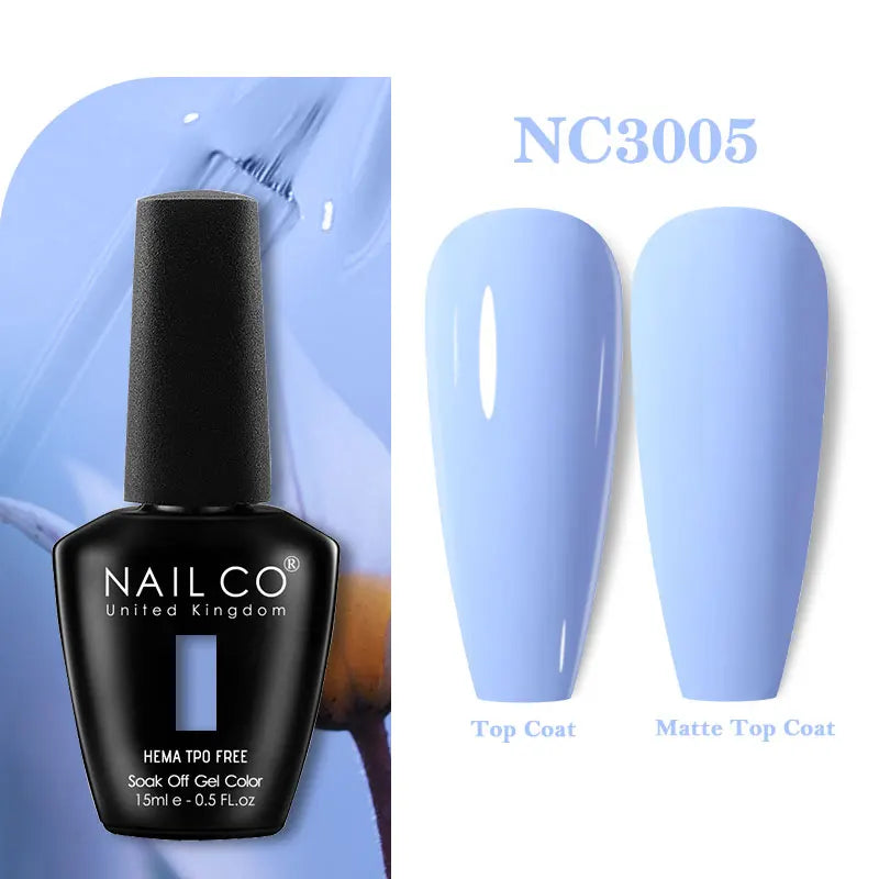 NAILCO Fresh Gel Nail Polish Nails Semi-permanent Varnish Hybrid Qme