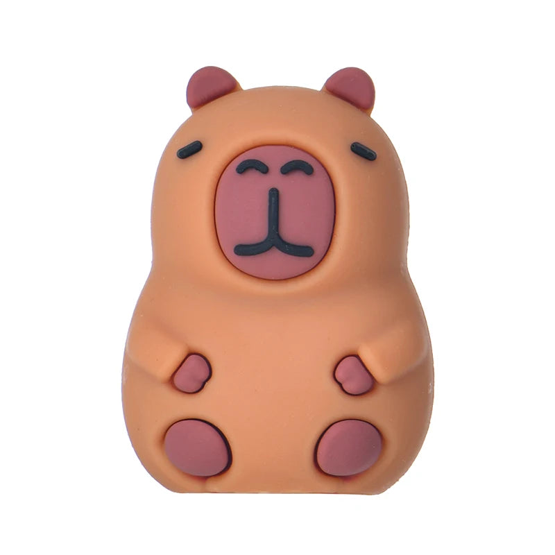 Cute Cartoon Capybara Pencil Sharpener Cutting Tools Student Qme OneSize