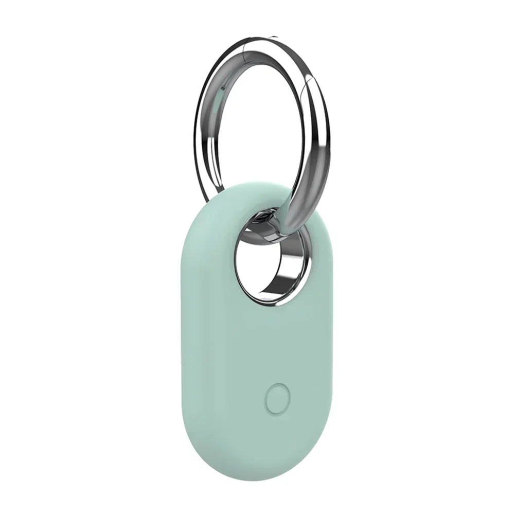 For Samsung Galaxy SmartTag 2 Locator Tracker Case Keychain Anti-Scratch Protective Skin Cover For Smart Tag Tracker Holder Qme 1PC Green