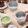 Cake Bake Pan Non-stick Round Tin Aluminum Alloy Mold Reusable Heavy Qme Default Title