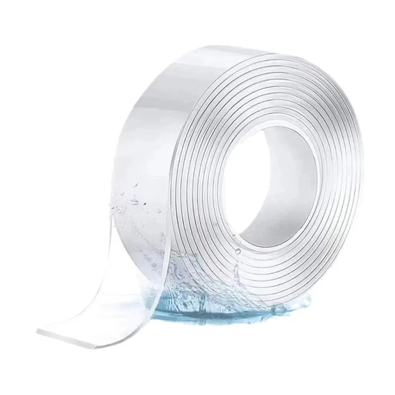 1 Pc Nano Tape Double Sided Tape Transparent Reusable Waterproof Adhesive Tapes Kitchen Home Party Balloon Decoration Qme