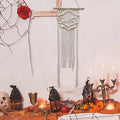 Macrame Wall Decor Boho Skull Ornaments Woven Art Bohemian Tapestry Qme China Mainland