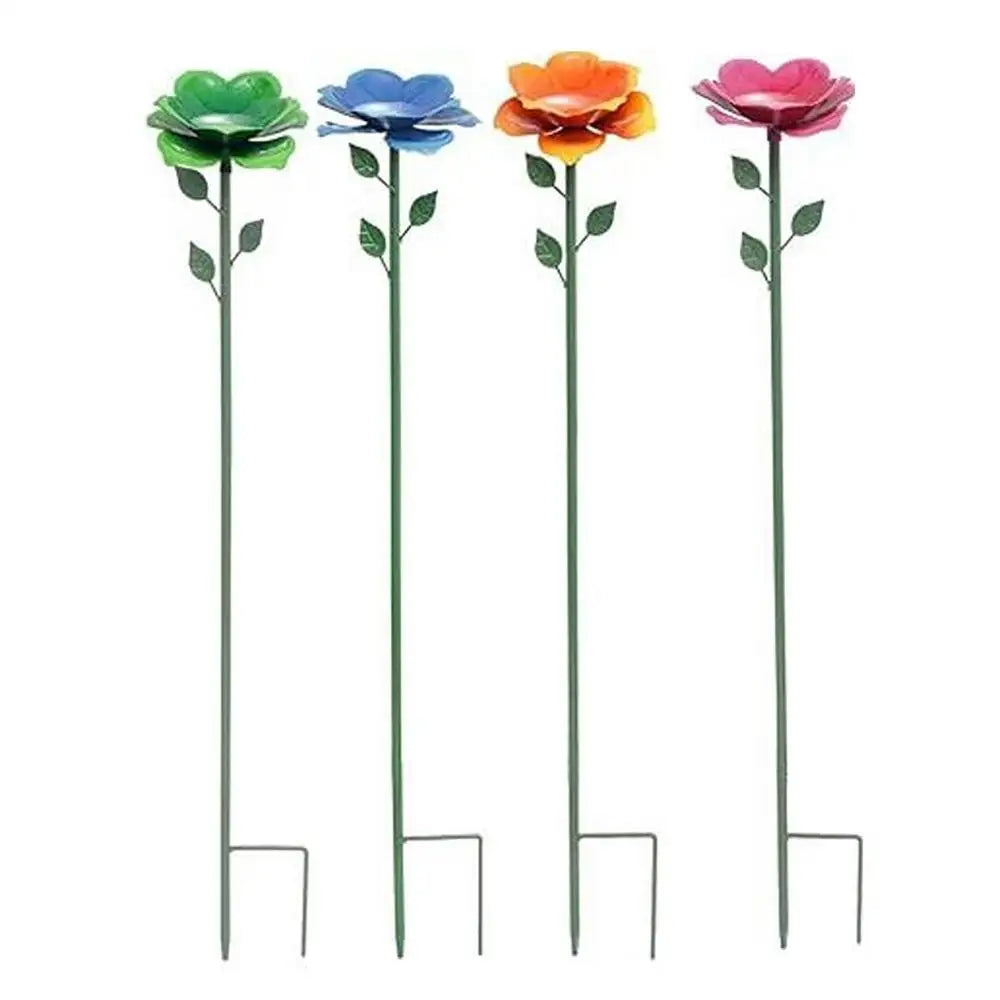 4pcs Bee Drinking Station Birds Animals Hydration Bee Drinking Flower Shape Dish For Park Balcony Backyard Yard Terrace Farm Qme 4pc