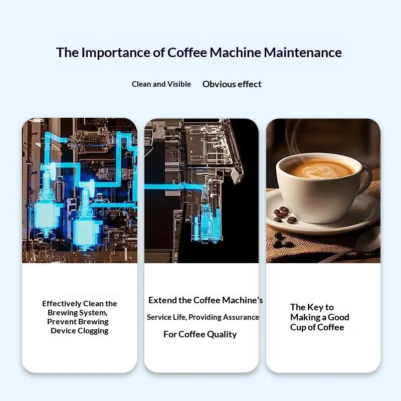 Coffee Machine Espressos Device Descaler Tabs Cleaning Tablets Qme