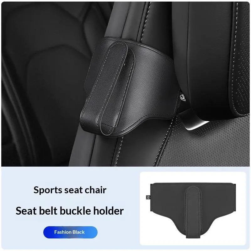 Car Seat Belt Fixator PU Sports Adjustment Fixing Device Adjustable Qme A1