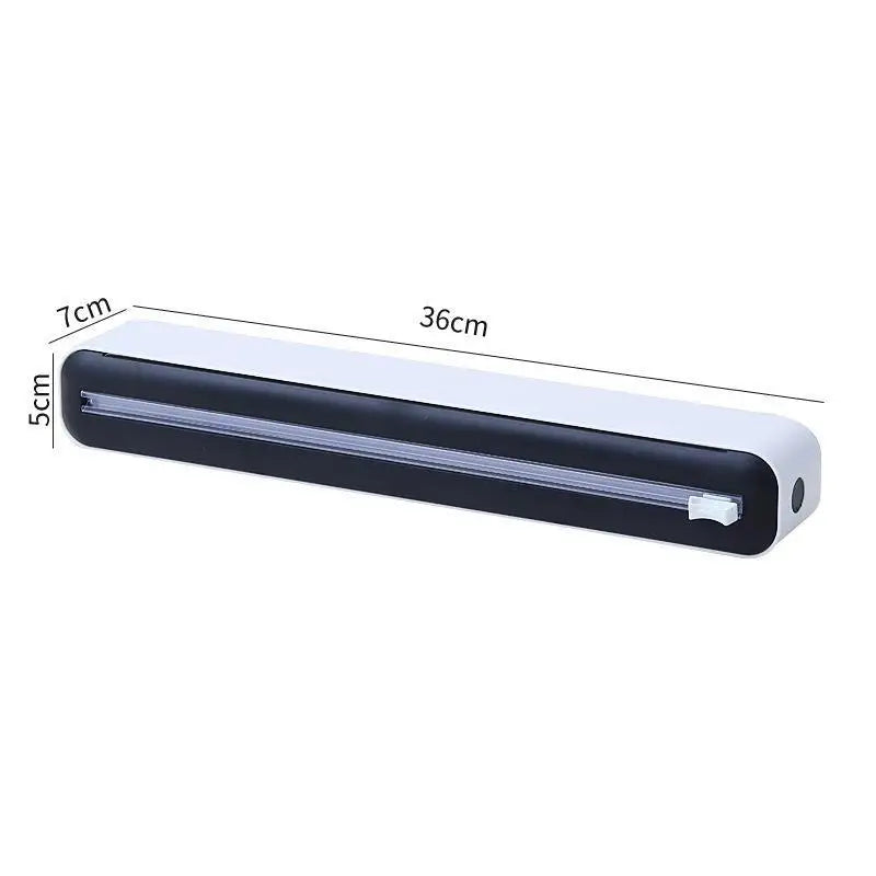 Sliding Tear Cling Film Cutter Multifunctional Dual Use Aluminum Foil Qme