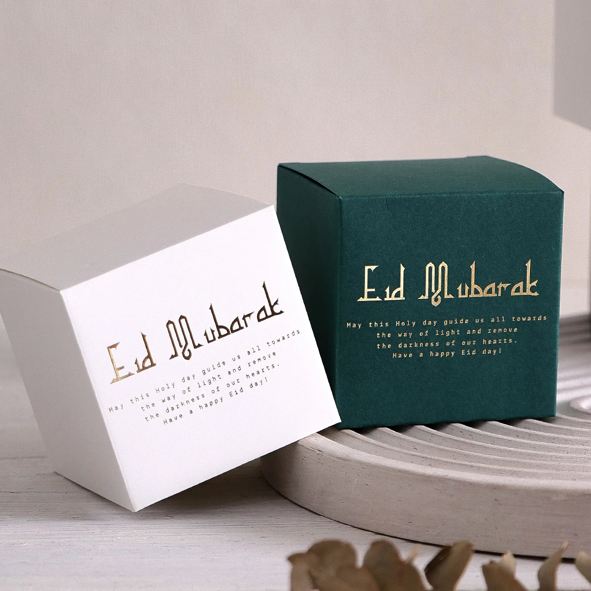 10Pack Eid Mubarak Gift Boxes, Perfect for Candies, Chocolates and Small Gifts, Ramadan Gift Boxes Islamic Muslim Festival Happy Qme