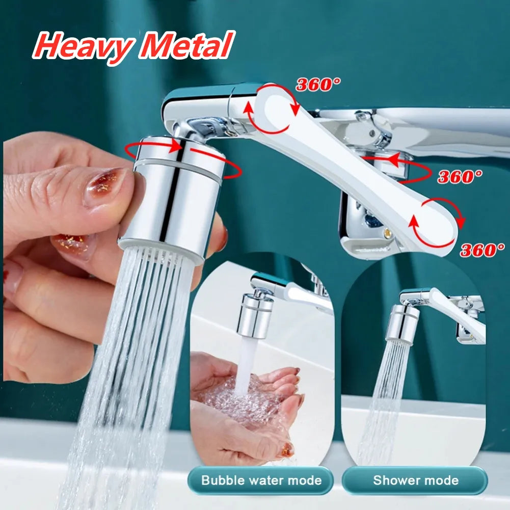 Heavy Metal Universal 1080° Rotation Faucet Sprayer Head For Kitchen Washbasin Extension Faucet Bubbler Sink Tap Splash Nozzle Qme