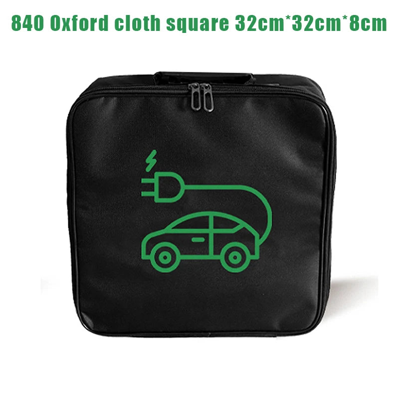 Electric Vehicle Charging Cable Bag Car Charger Storage Auto Trunk Qme A4