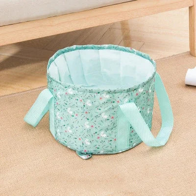 Portable Foldable Basin Travel Camping Wash Tub Fishing Bucket Qme CF084-7