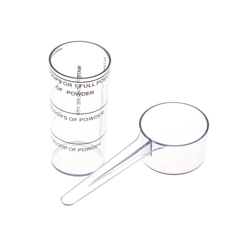 Plastic Dental Alginate Spoon Measuring Scoop Liquid Lab Oral Qme Gray