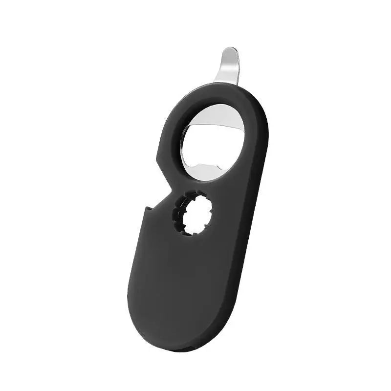 1 Magnetic Bottle Opener Can Adsorb Refrigerators Beer Openers Home Qme Black
