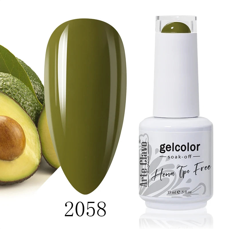 Arte Clavo Gel Nail Polish HEMA TPO Gorgeous Soak Off UV LED Semi Qme
