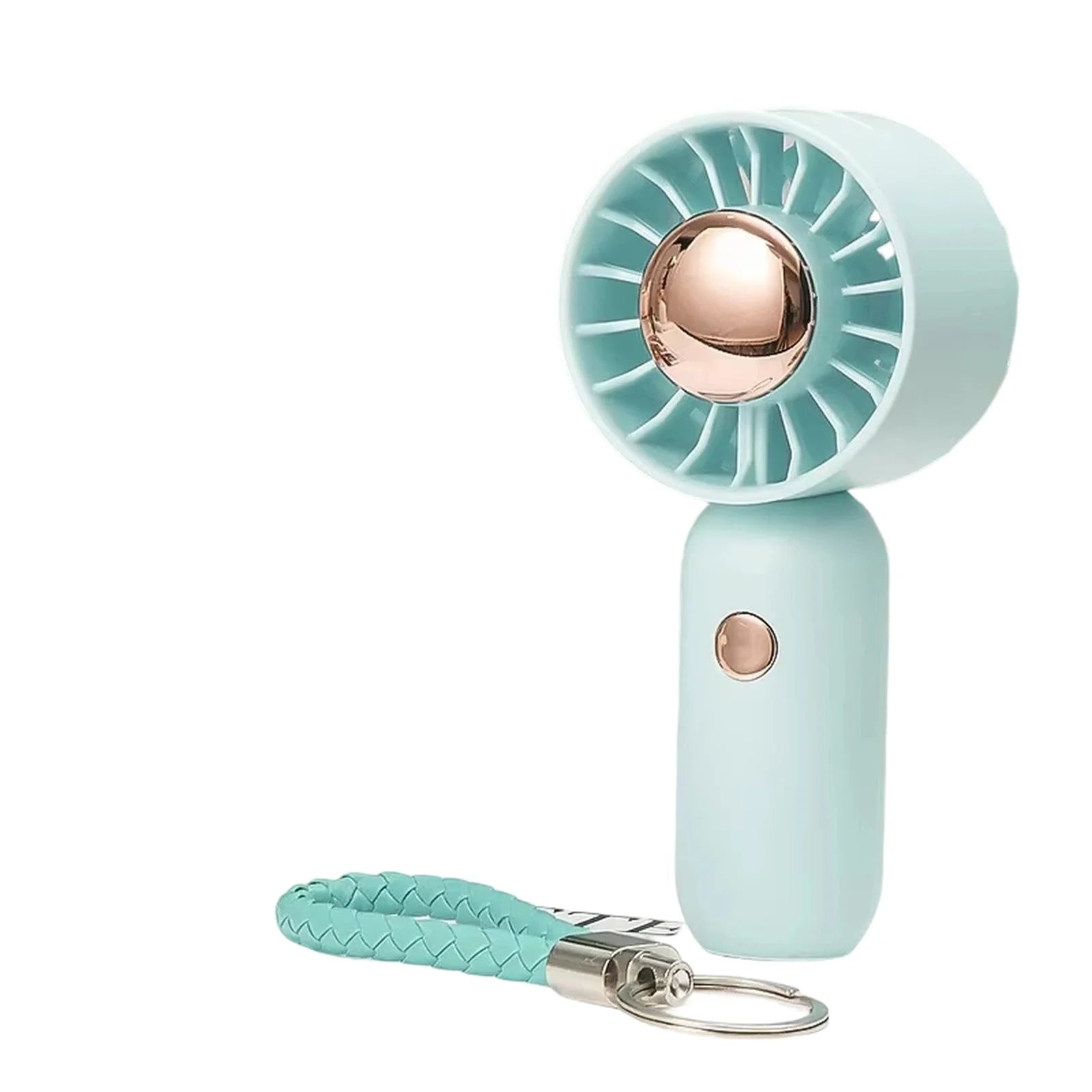 Small Outdoor Portable Handheld Fan Powerful Wind High Speed Fan New Solid Color Mini Fan Summer Daily Essential Products Qme