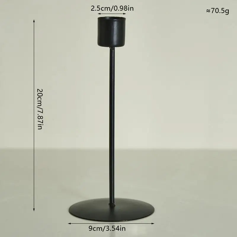 Living Room Decor Home Candlestick European Metal Candle Holders Qme A2