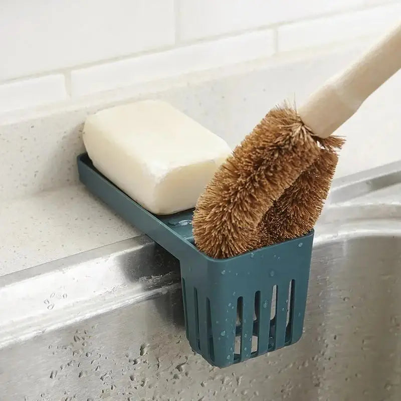 Kitchen Convenience Accessories Sink Shelf Suction Cup Sponge Drain Qme