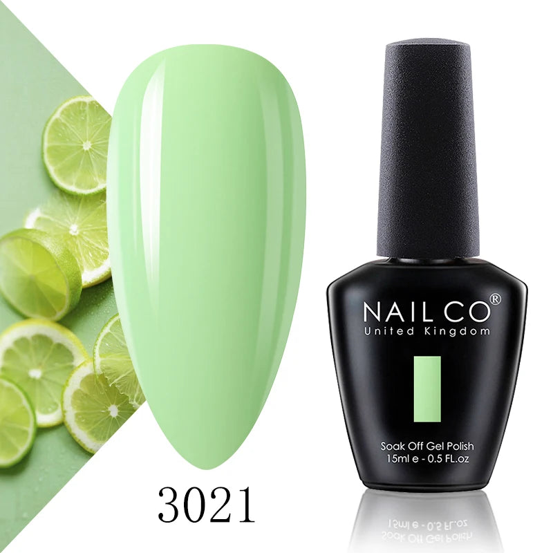 NAILCO 131 Colors Nail Gel Polish Off LED Semi Permanant Art Hybrid