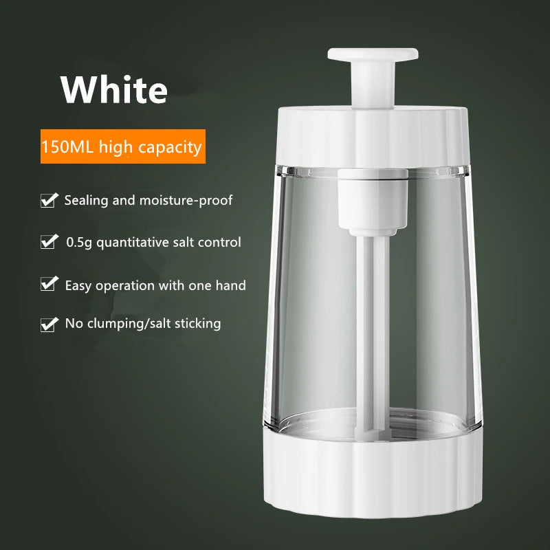 Kitchen Seasoning Bottle Jars For Spices Salt And Pepper Seasoning Jar Spice Organizer Barbecue Condiment Kitchen Gadget Tool Qme White