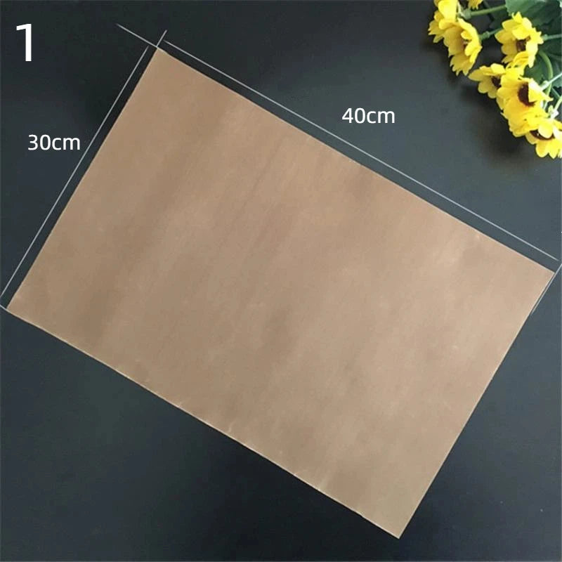 Reusable Resistant Baking Sheets Oil-proof Paper Cloth Oven Pad Qme 1 Coffee