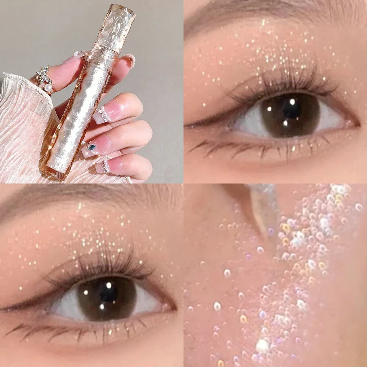 HISYI Colorful Star Flash Eyeshadow Pearlescent Sequins Brighten Eye Qme 04