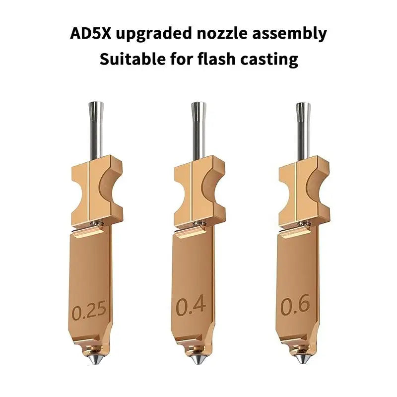 Flashforge AD5X Nozzle Upgrade Multiple Detachable 3D Printer Hotend Qme