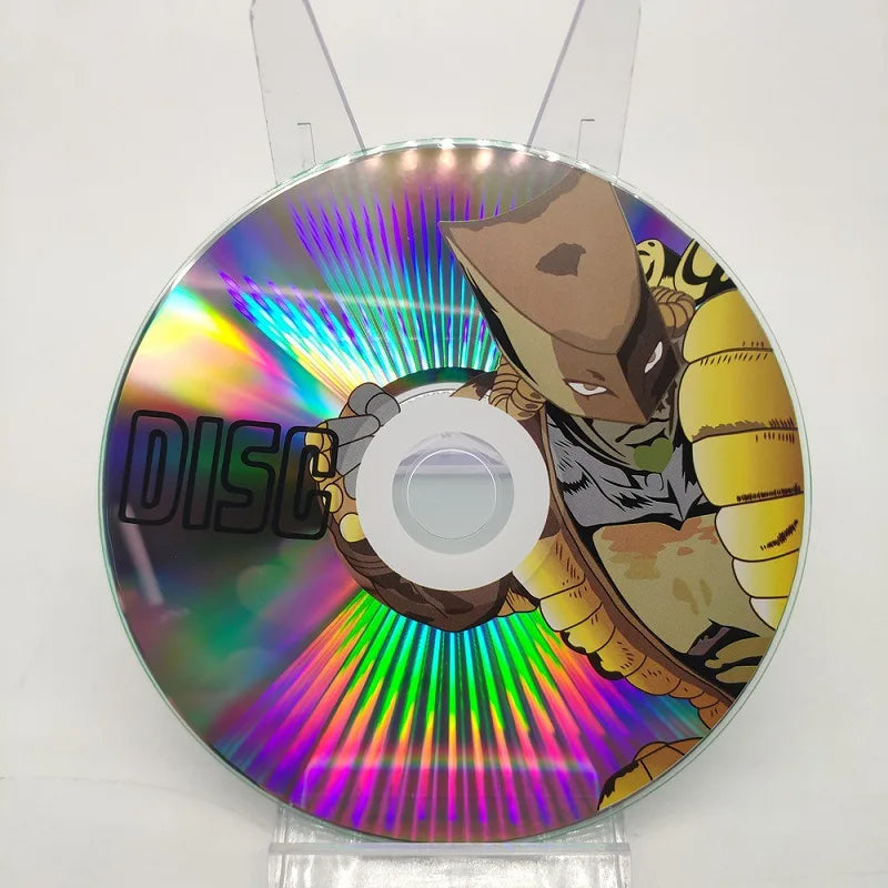 Role Disc Cosplay Anime Jojo's Bizarre Adventure Kujo Jotaro Platinum Star Memory CD Accessory Retro Toy Halloween Decoration Qme B CN