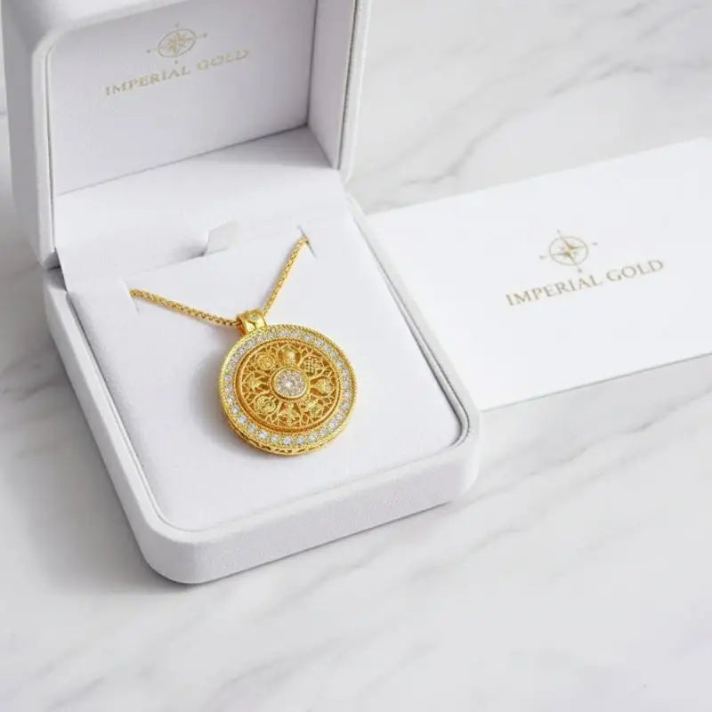 Vintage Ruyi Rotatable Pendant Good Fortune Necklace Women Fashion Versatile Round Pendant Necklace Jewelry Gifts Qme