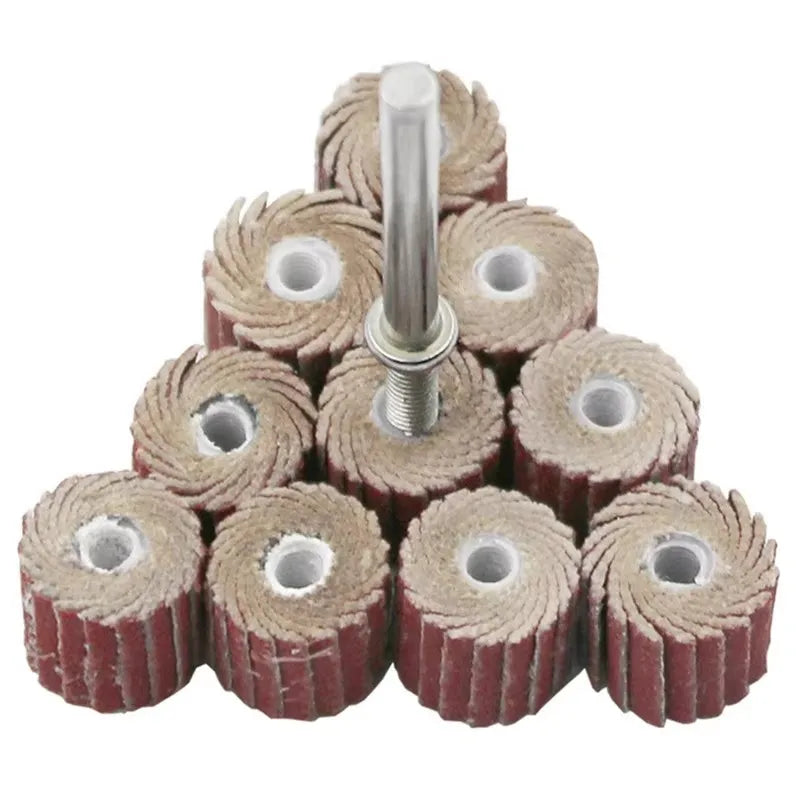 10PCS for Dremel Accessories Sandpaper Sander Board Polishing Wheel Sander Board Shutter Polishing Wheel for Rotating Tools Qme
