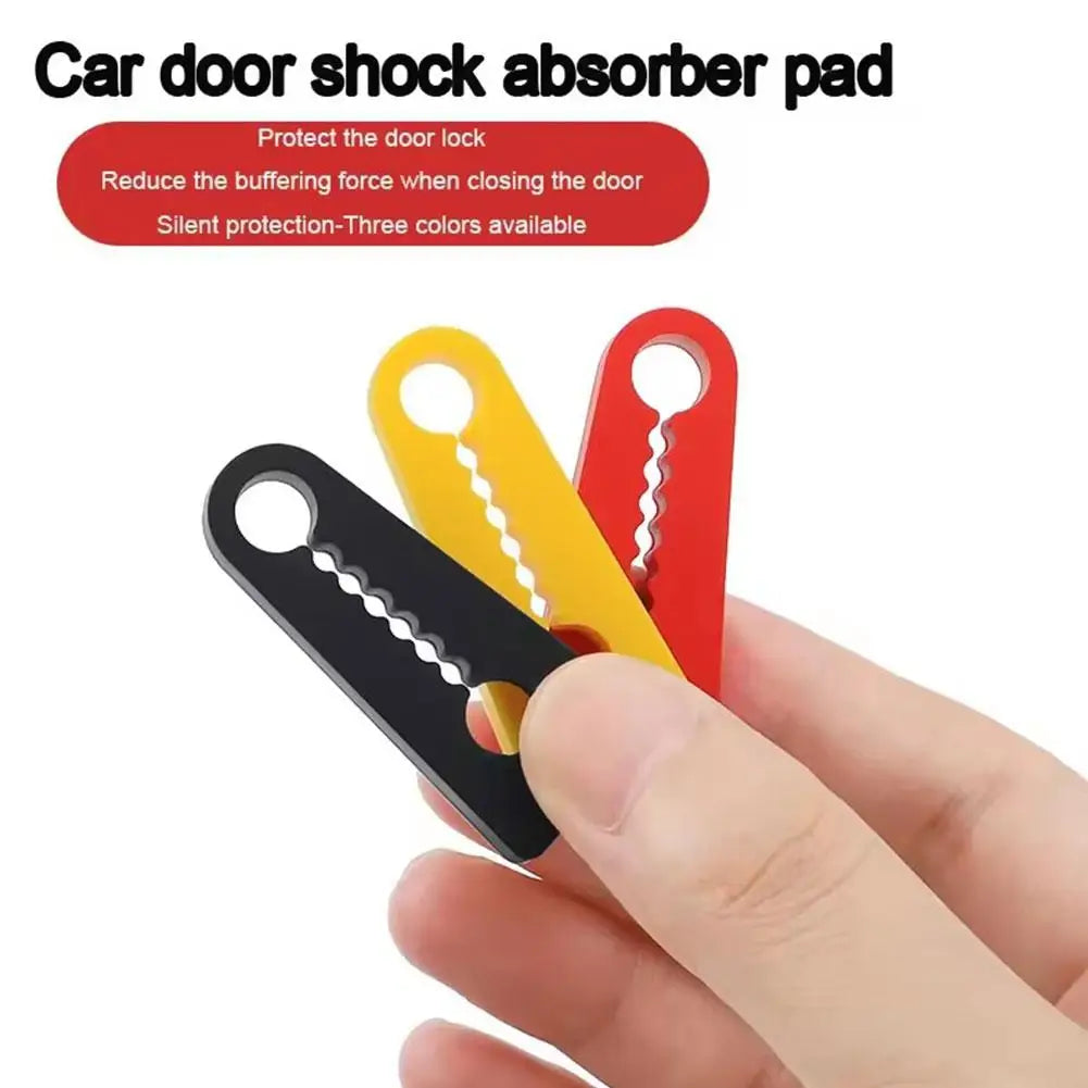 4pc automobile Door Damper Easy Installation Silicone Damper Cushion Car Door Shock-Absorbing Pad For Vehicles RV Truck Trailer Qme