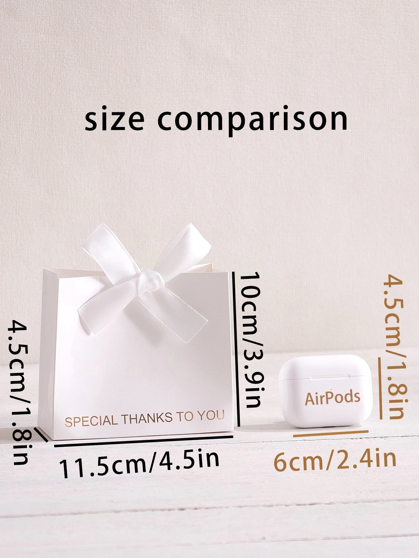 5 Small Gift Boxes with Elegant“Special Thanks” Messages Perfect for Wedding Gifts, Birthday Gifts and Thank-You Gifts Availabl Qme
