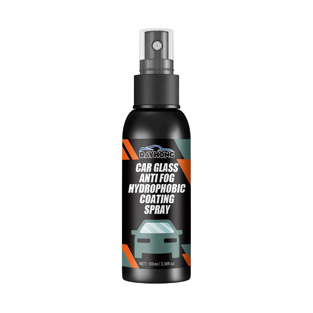 100/200ML Anti-fog Windshield Treatment Spray Anti Rain Coating Windshield Mirror Repellent Car Glass Spray Auto Accessories Qme 1PC