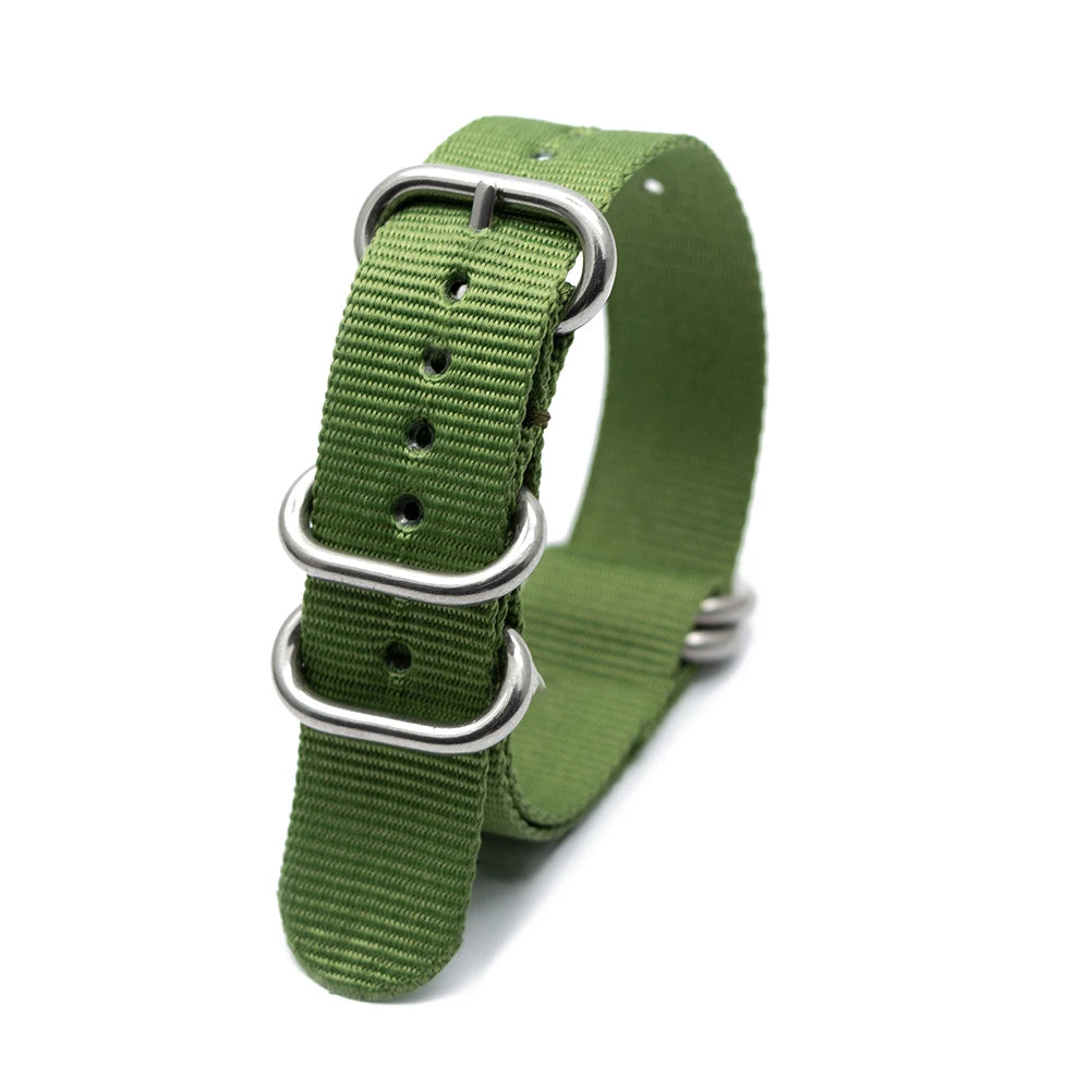Durable Nylon Watch Strap Army Sport Band 18 20 22 41 Colors
