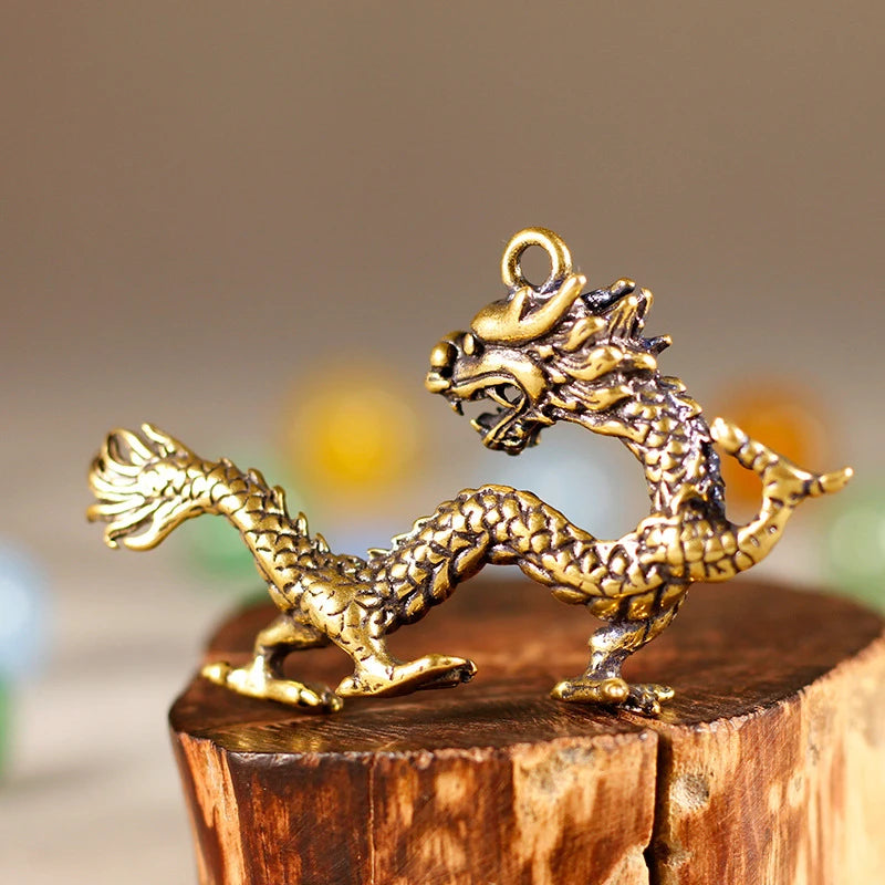 Copper Mythical Animal Miniature Home Decoration Crafts Qme