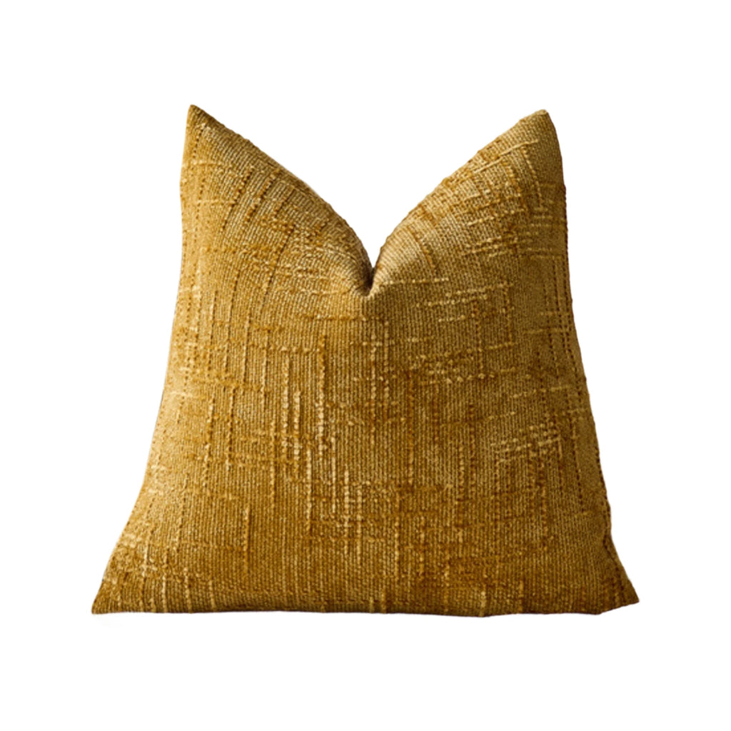 Vintage Solid Color Square Chenille Pillow Covers Texture Home Resturant Decorative Cushion Cases Skin-friendly Bed Supplies Qme Yellow One Size