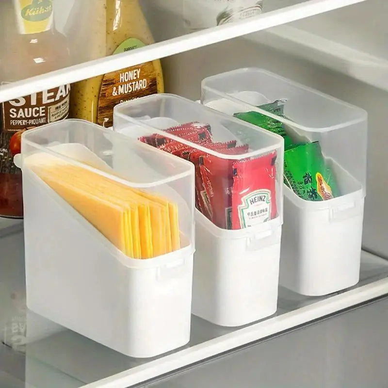 Creative Cheese Slice Storage Box Refrigerator Butter Preservation Qme