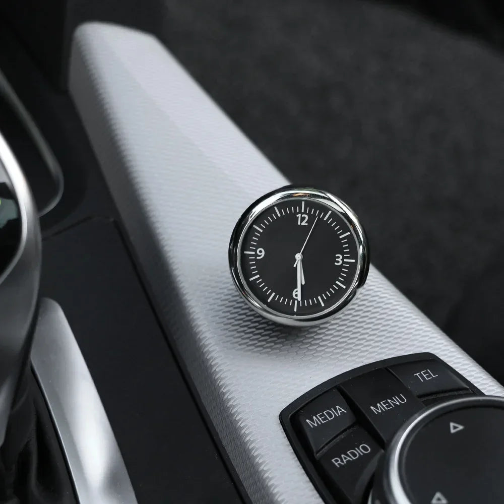 Car Clock Luminous Mini Automobiles Internal Stick-on Digital Watch Qme