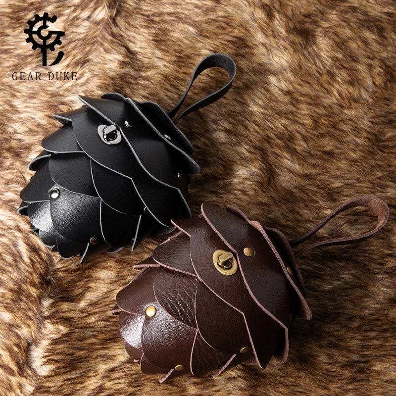 Steampunk Vintage PU Leather Mini Waist Bag Retro Coin Purse Qme