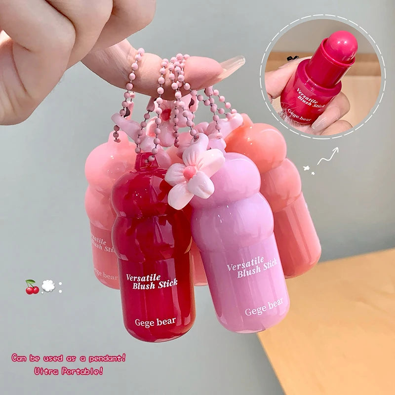 Gege Bear Korean-style Water Glow Multi-use Blush Stick Hydrating Qme