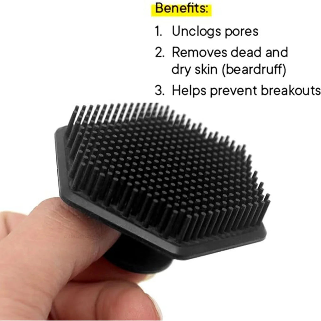 Men Facial Cleaning Brush Scrubber Silicone Miniature Face Deep Clean Qme