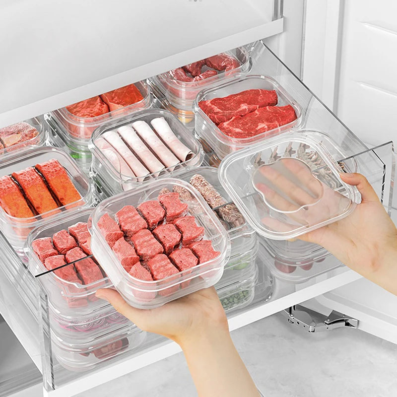 Food Storage Containers Fresh Box Kitchen Organizer Refrigerator Qme onesize