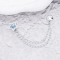 2pcs Multi-Function Magnetic Clothing Clip With Chain Metal Buttons Clip Clothes Scarf Trouser Legs Cuff Fixing Magnet Pin Qme one size B