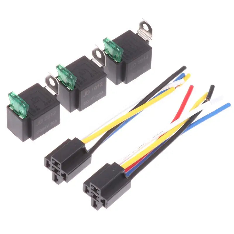 4 5 Pin SPST Fuse Relay Car Truck Waterproof 12V 24V 30A Switch 14AWG Qme