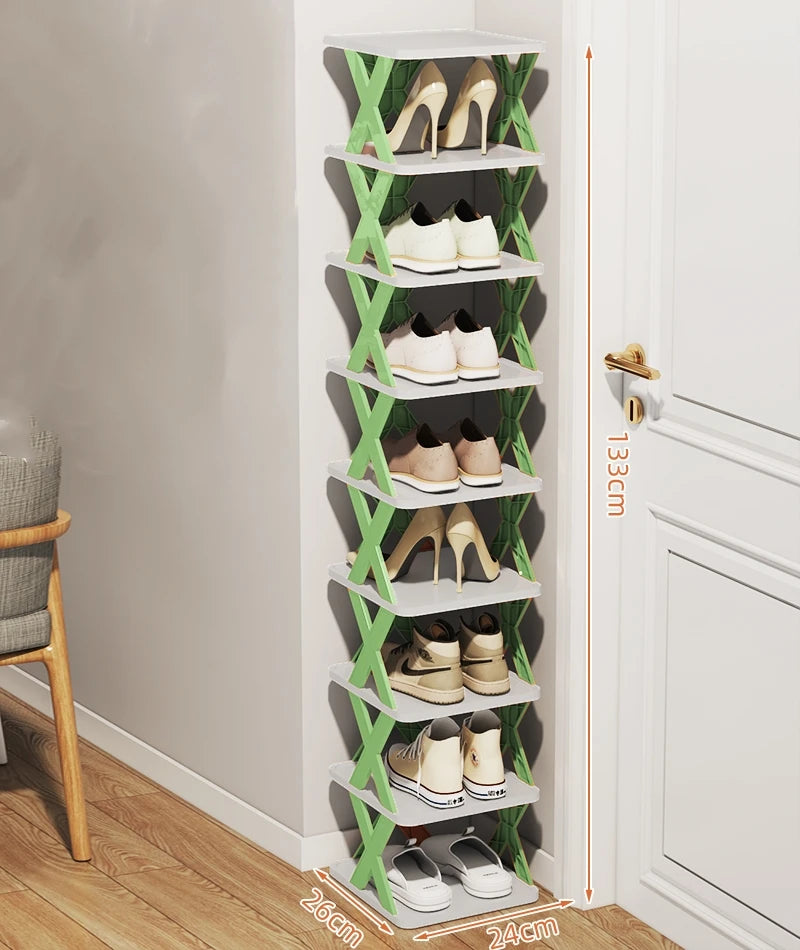 Multifunctional Shoe Cabinets Splicing Storage Rack Detachable Saving