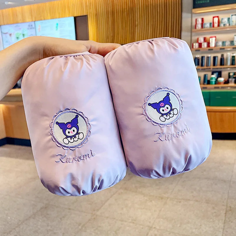 Hello Kitty Kuromi Waterproof Sleeve Covers New Cute Cartoon-Style Stain- and Dirt-Resistant Sleeve Covers Qme 12 About 19 cm lon
