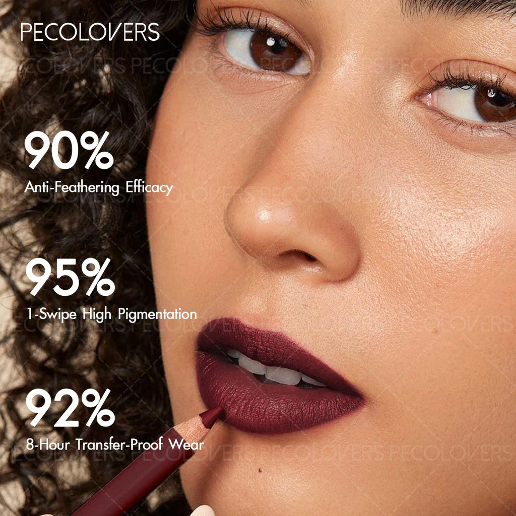 Matte Lipliner Second Back Lip Contour Plump Charming Lips Non Drying Qme