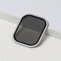 Tempered Glass for Apple Watch Ultra 2 49mm Screen Protector Metal Frame Anti-Scratch for IWatch Series Ultra 49 mm Accessories Qme AntiGlare-Titanium For Ultra 2 49mm