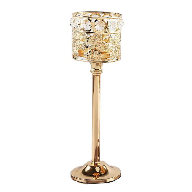 Crystal Candle Holder 3 Sizes Wedding Table Center Tea Lamp Qme L