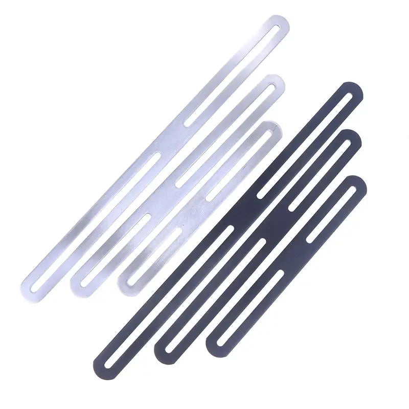 Stainless Steel Straight Angle Bracket Black Silver Thickened 180 Qme