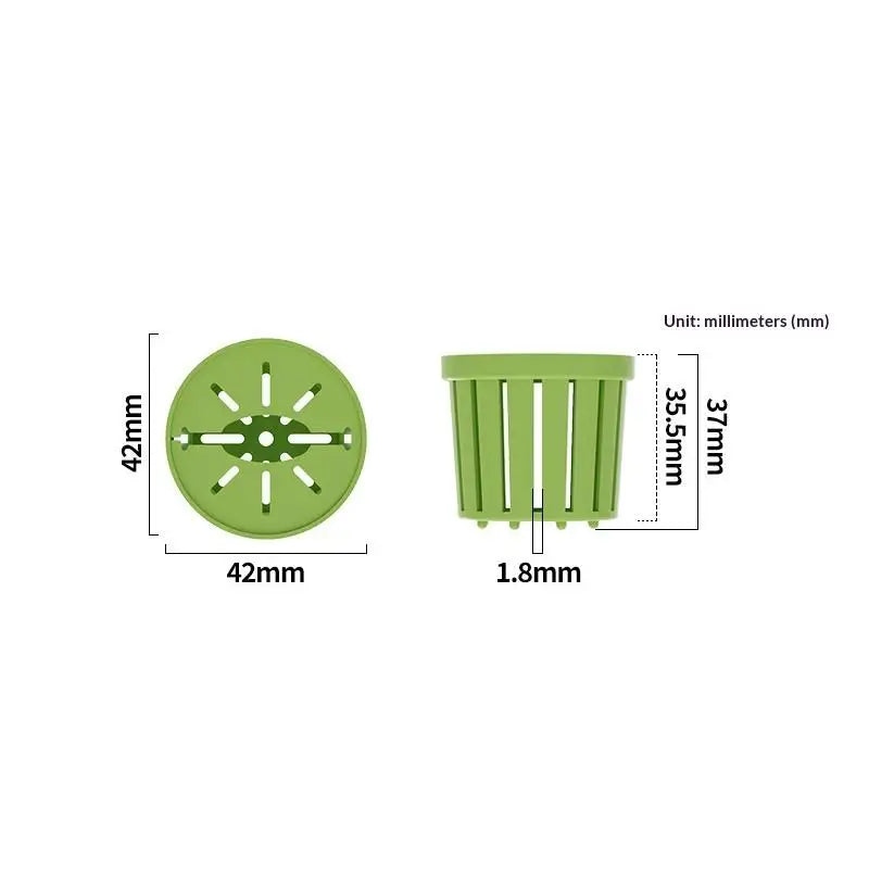 Pet Fish Tank Landscaping Basin Aquarium Planter Cups Stand Stable Qme